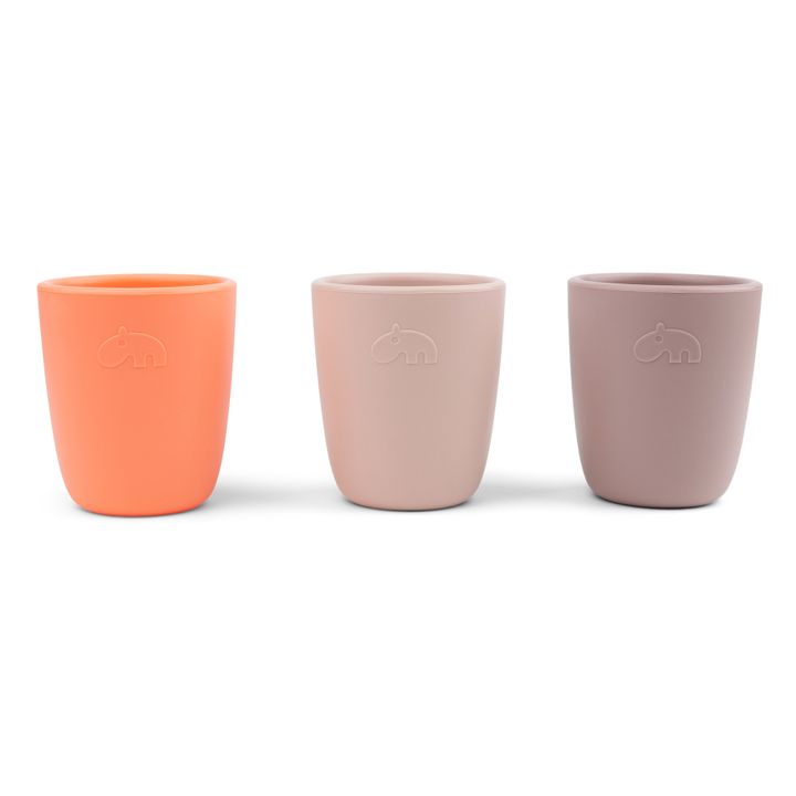 Silicone Cups - Set of 3 Rosa- Immagine del prodotto n°0