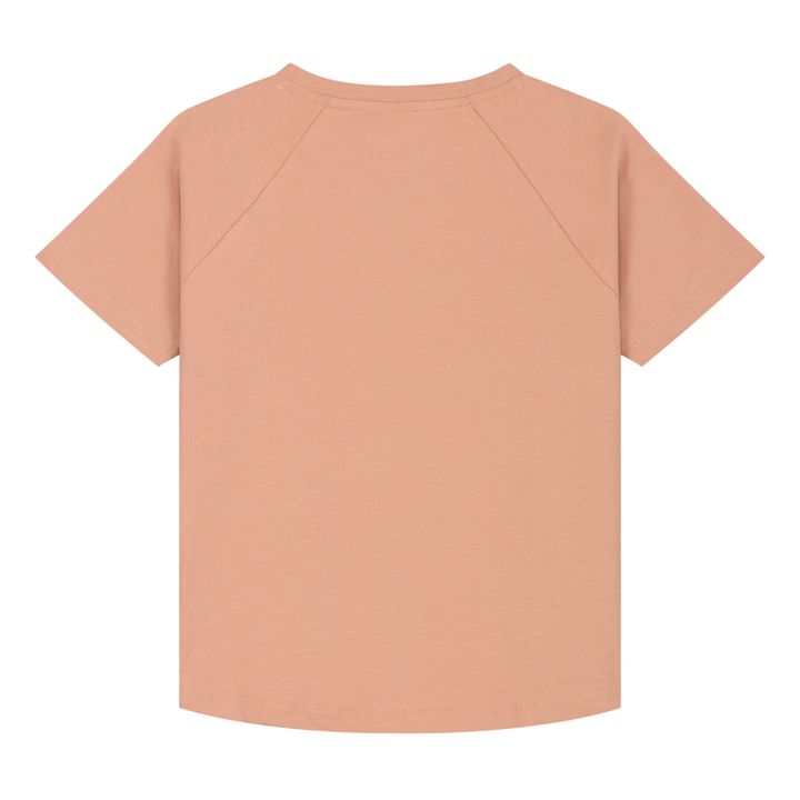 Camiseta Crewneck de algodón orgánico Rosa- Imagen del producto n°1