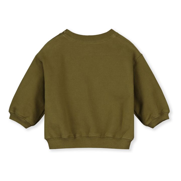 Sweat Baby Coton Bio | Vert olive- Image produit n°1