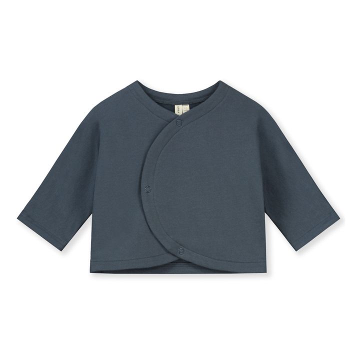Organic Cotton Cardigan Blu- Immagine del prodotto n°0