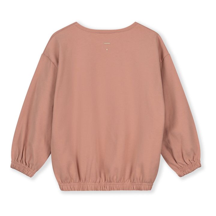 Organic Balloon Sleeve Cardigan Rosa- Immagine del prodotto n°8