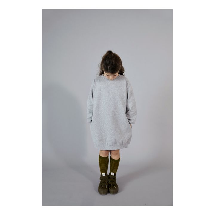 Organic Cotton Dress Grigio- Immagine del prodotto n°3