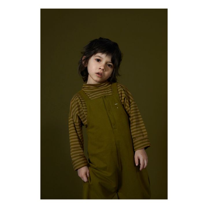 Organic Cotton Overalls Verde oliva- Immagine del prodotto n°4
