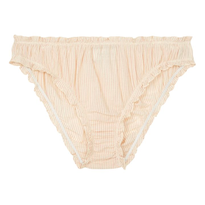 Lily Striped Briefs | Red- Product image n°0
