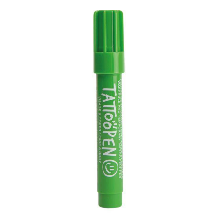 Feutre de tatouage temporaire Tattoopen | Vert- Image produit n°0