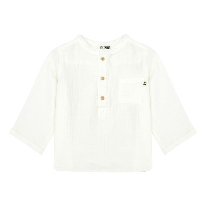 Kurta Bio-Baumwollgaze Matt | Seidenfarben- Produktbild Nr. 0