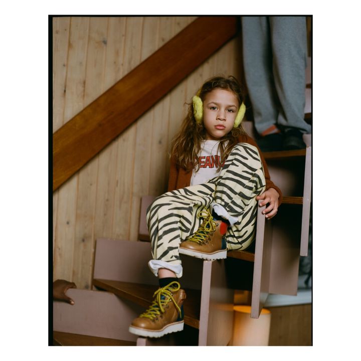 Pantalon Imprimé Tigre | Beige- Image produit n°1