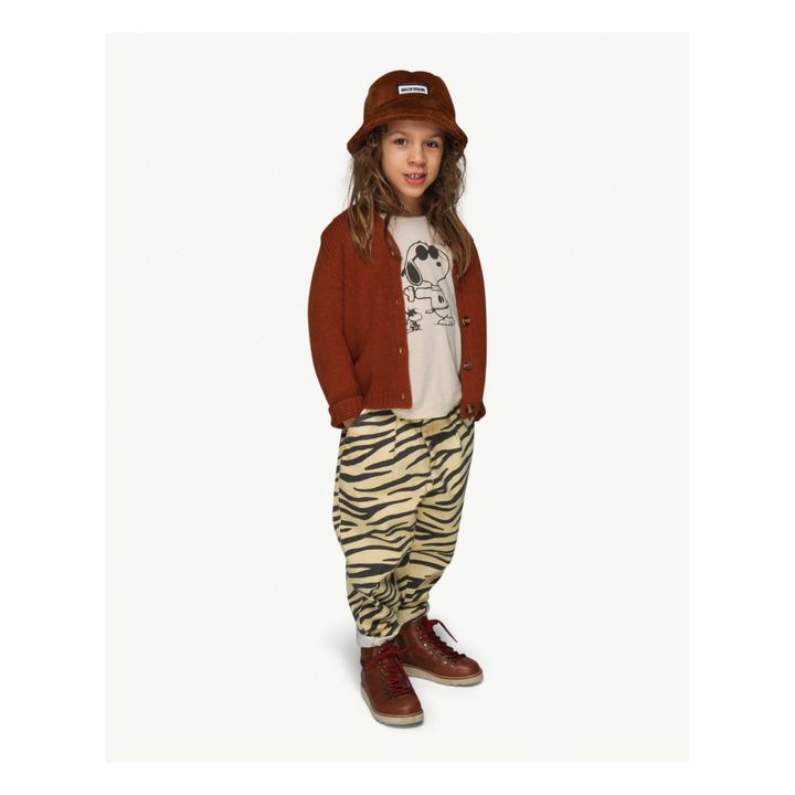 Tiger Print Trousers | Beige- Product image n°5