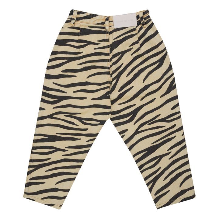 Tiger Print Trousers | Beige- Product image n°7