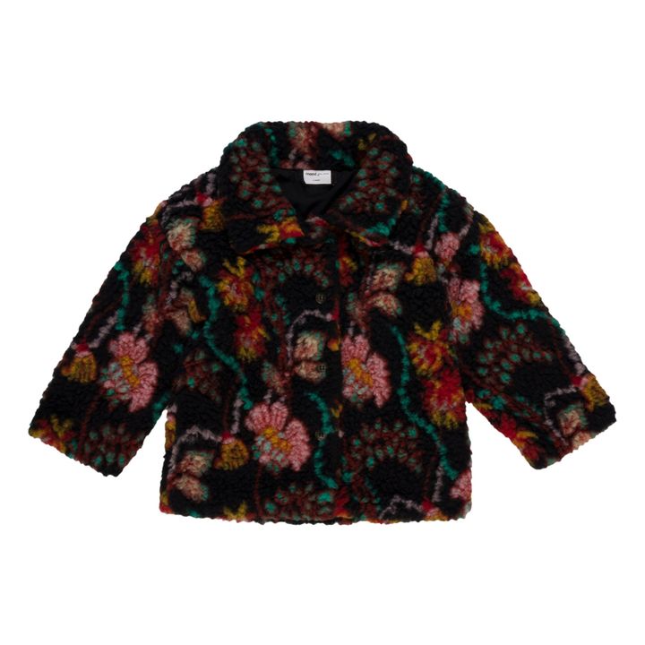 Manteau Façon Fourrure | Noir- Image produit n°0