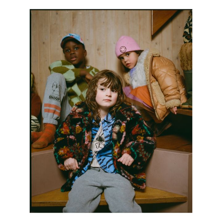 Manteau Façon Fourrure | Noir- Image produit n°2