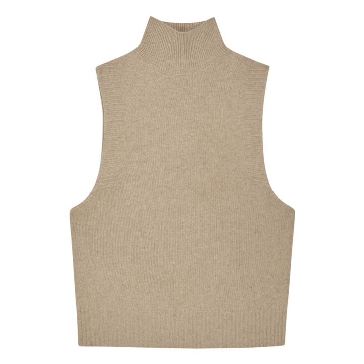 Jersey sin mangas Vitina | Beige- Imagen del producto n°0