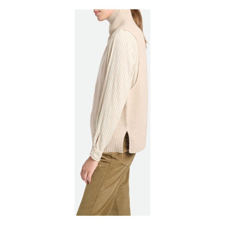 Jersey sin mangas Vitina | Beige- Imagen del producto n°2