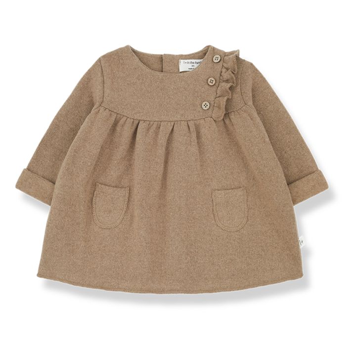 Robe Elvira Volants Marron- Image produit n°0