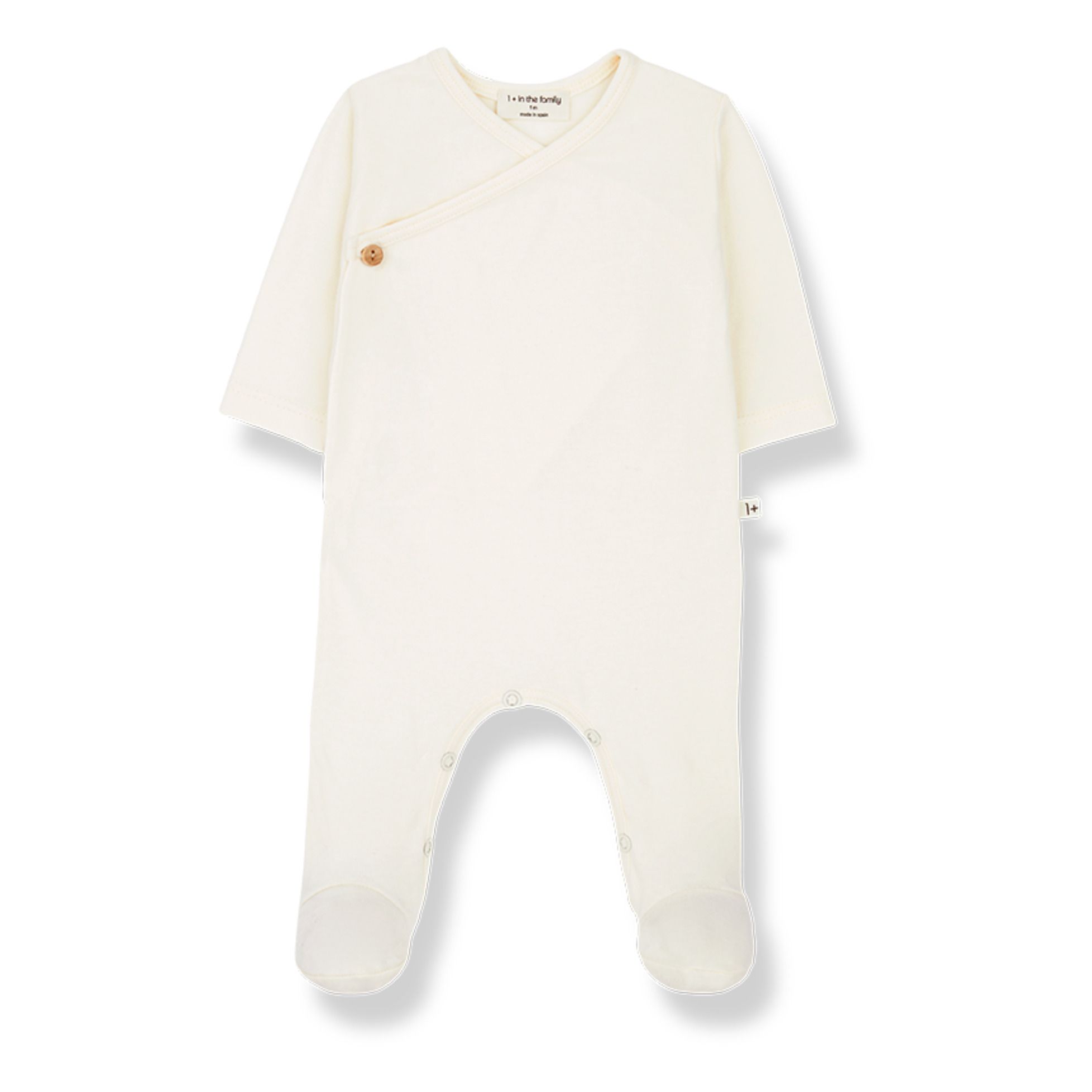 Corine Footed Jumpsuit Ecru- Product image n°0
