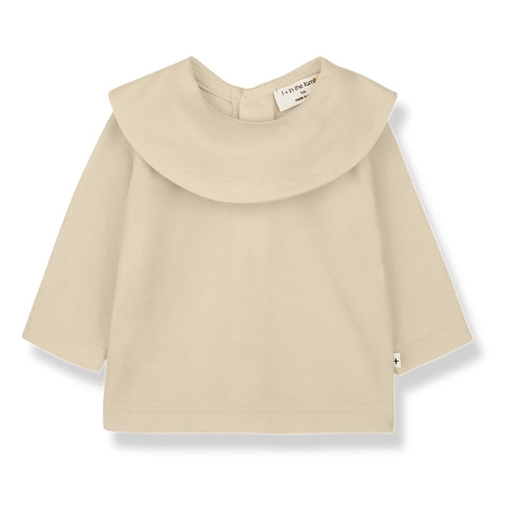 Coral Blouse Beige- Product image n°0