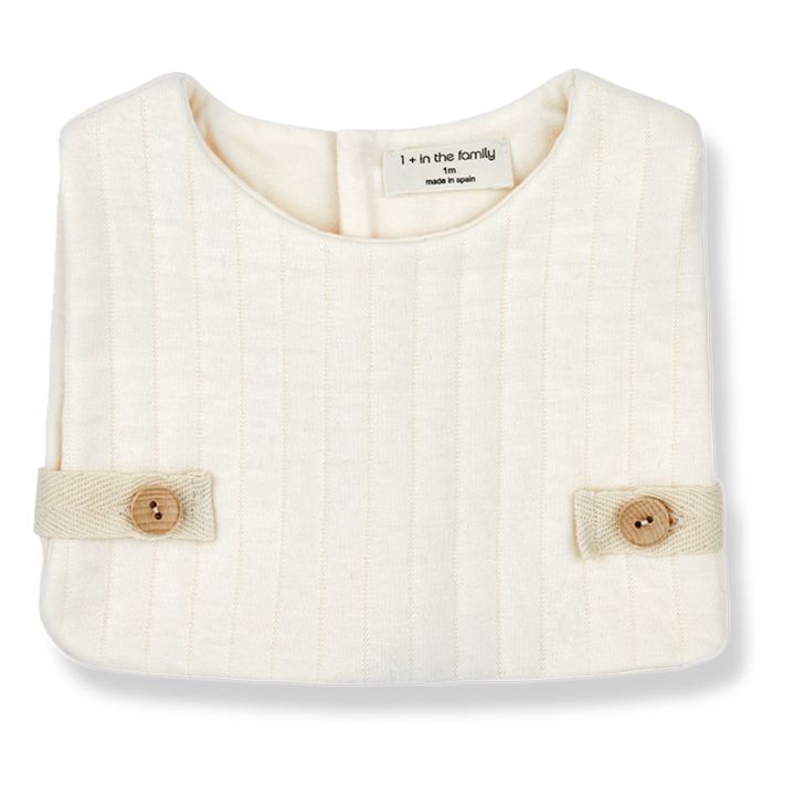 Baba Quilted Cardigan Ecru- Product image n°0