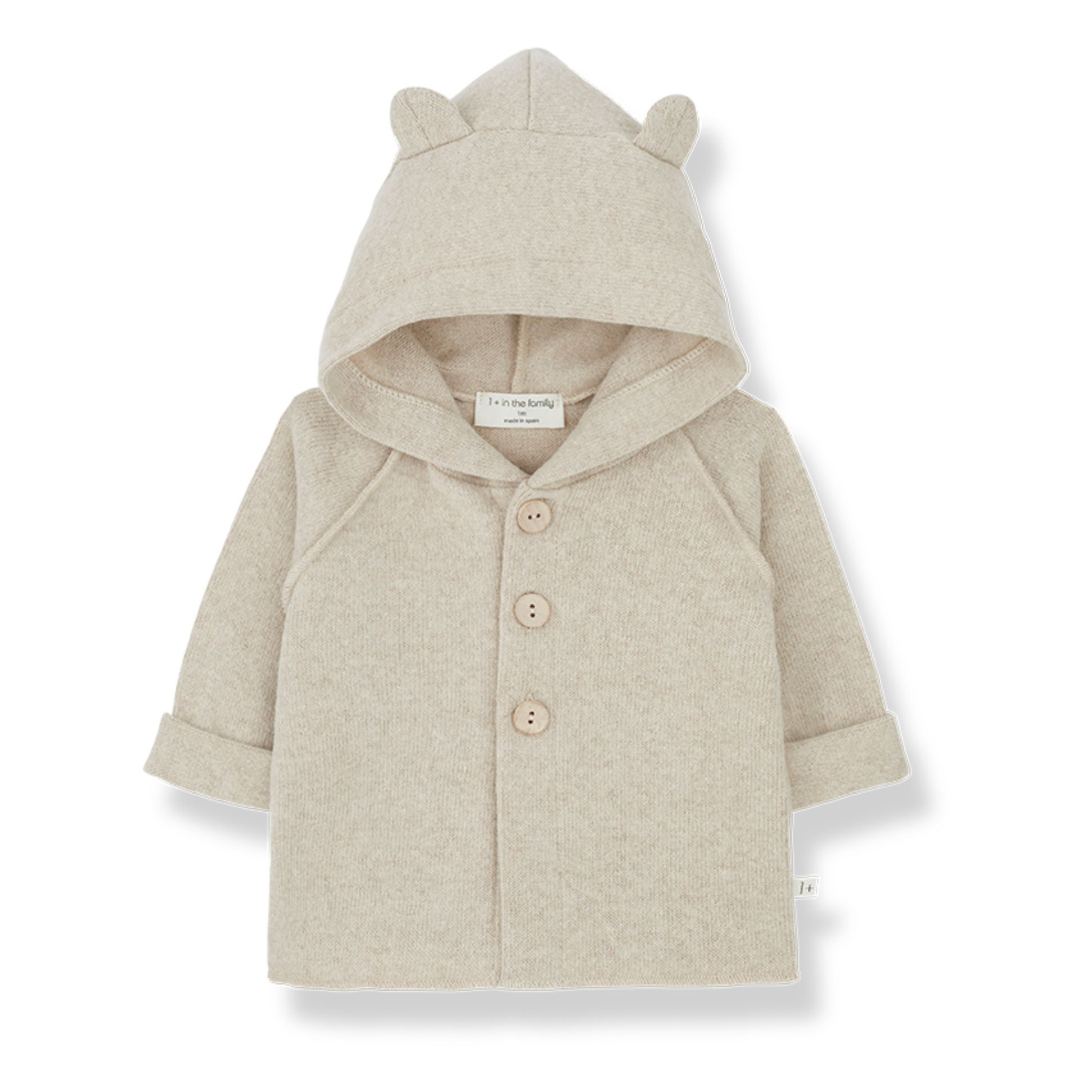 Gilet Capuche Herve Beige- Image produit n°0