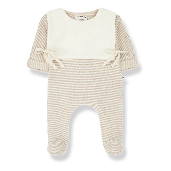 Combinaison à Pieds + Gilet Aramis Beige- Image produit n°0