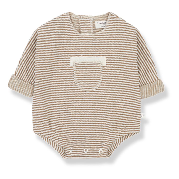 Barboteuse Clement | Marron- Image produit n°0