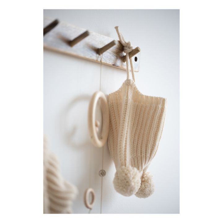 Bonnet Naissance Ciro | Ecru- Image produit n°2