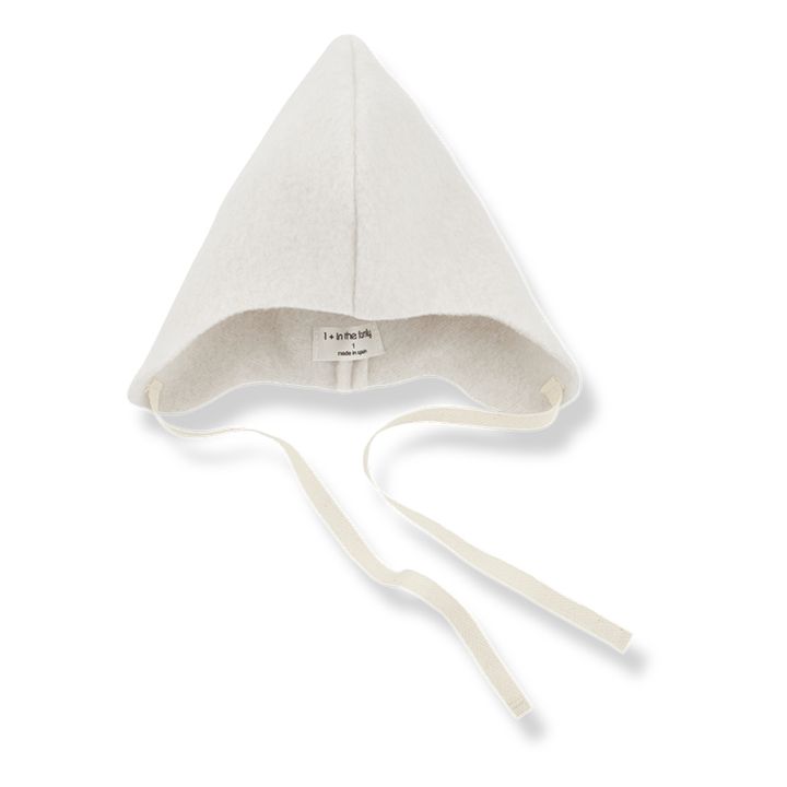 Set Bonnet + Moufles Polaire en Bambou Tanit | Ecru- Image produit n°0