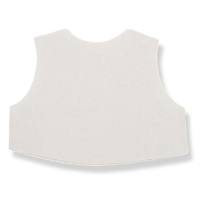Veste Sans Manches Polaire en Bambou Jules | Ecru- Image produit n°1