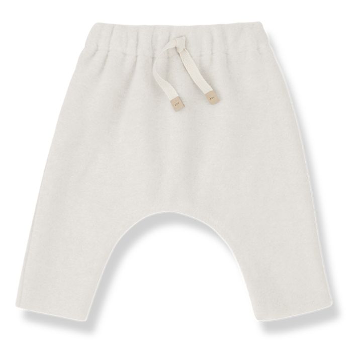 Pantalon Polaire en Bambou Salvi | Ecru- Image produit n°0