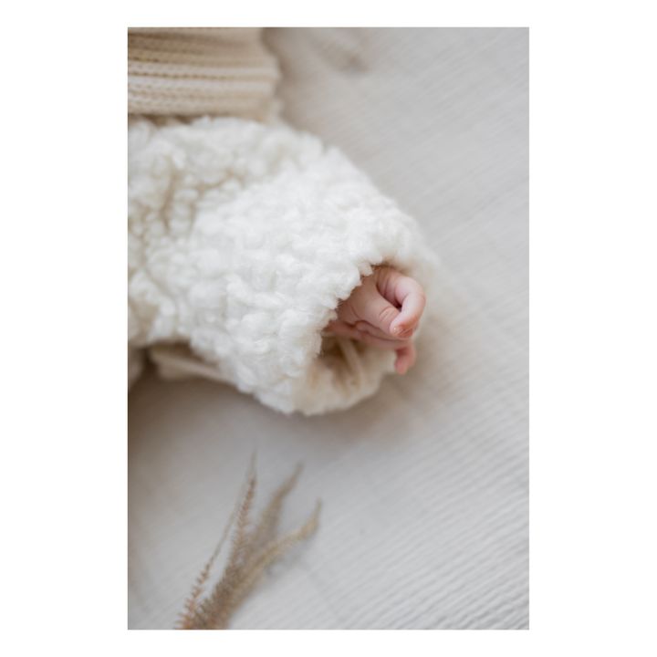 Manteau à Capuche Pascale Ecru- Image produit n°2