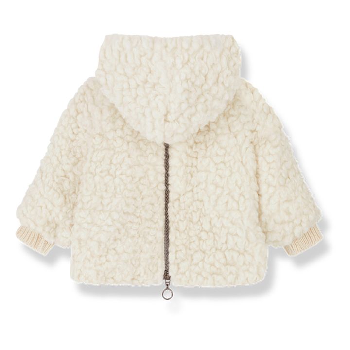 Manteau à Capuche Pascale Ecru- Image produit n°3