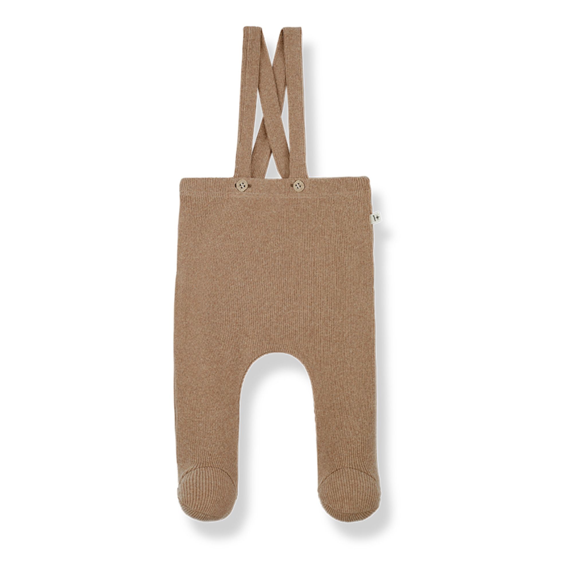 Alma Footed Overalls | Caramel- Product image n°0