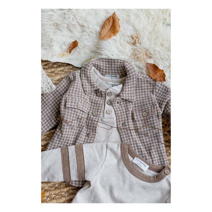 Two-Tone T-shirt Beige- Imagen del producto n°1