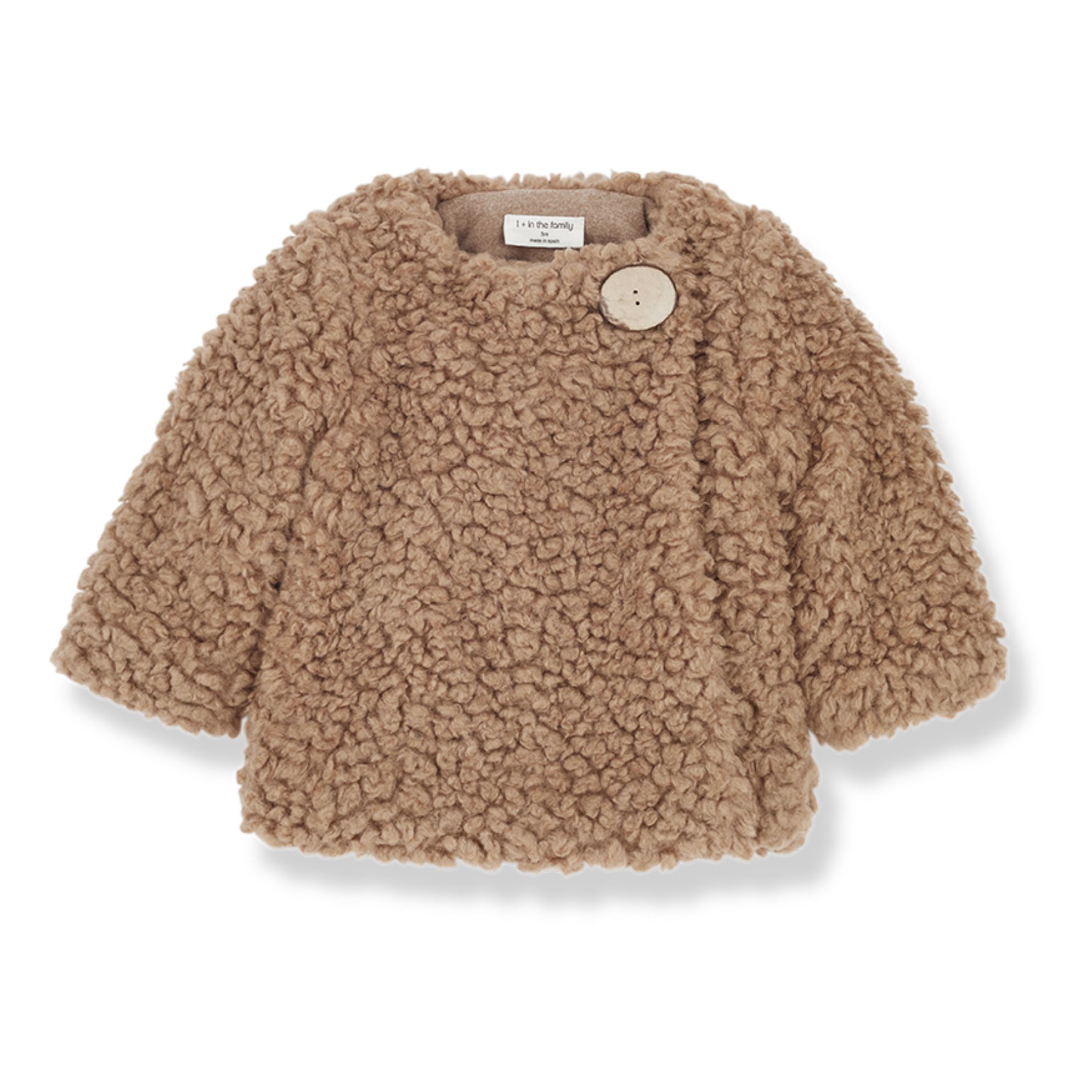 Manteau Façon Fourrure Uxue Caramel- Image produit n°0
