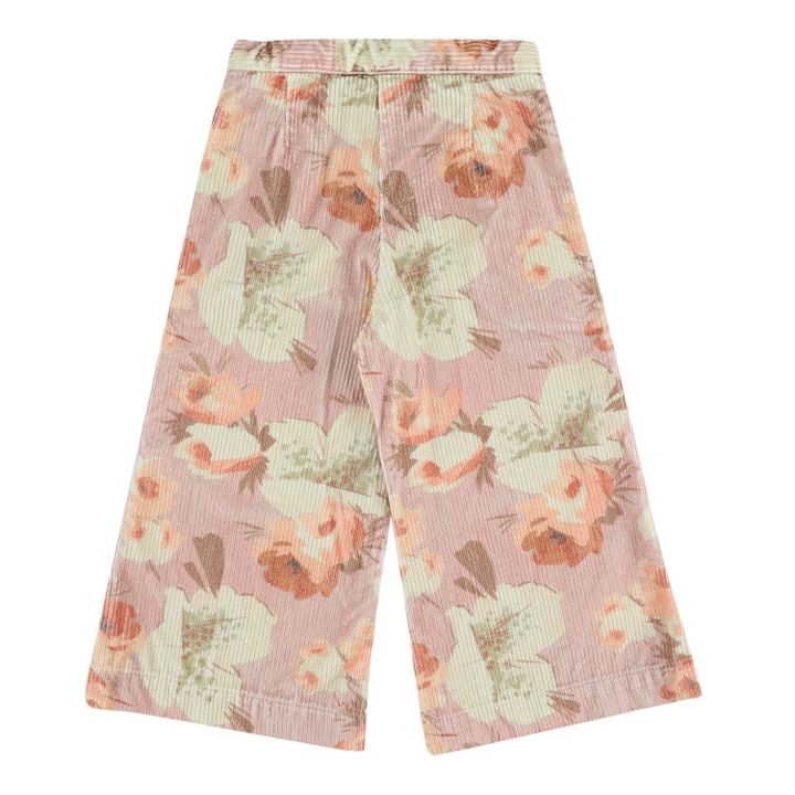 Pantalon Large Fleurs Royal Merry Rose- Image produit n°2