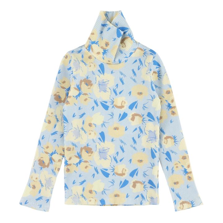 Flower Turtleneck Azul- Imagen del producto n°0