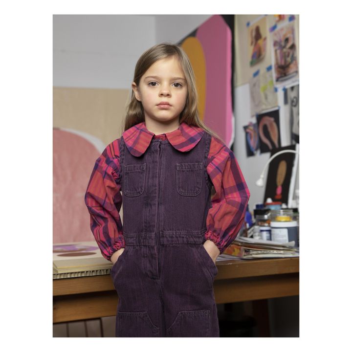 Chemise à Carreaux | Rose- Image produit n°1