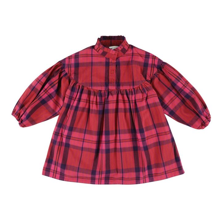 Ruby Checked Dress | Rosa- Imagen del producto n°0