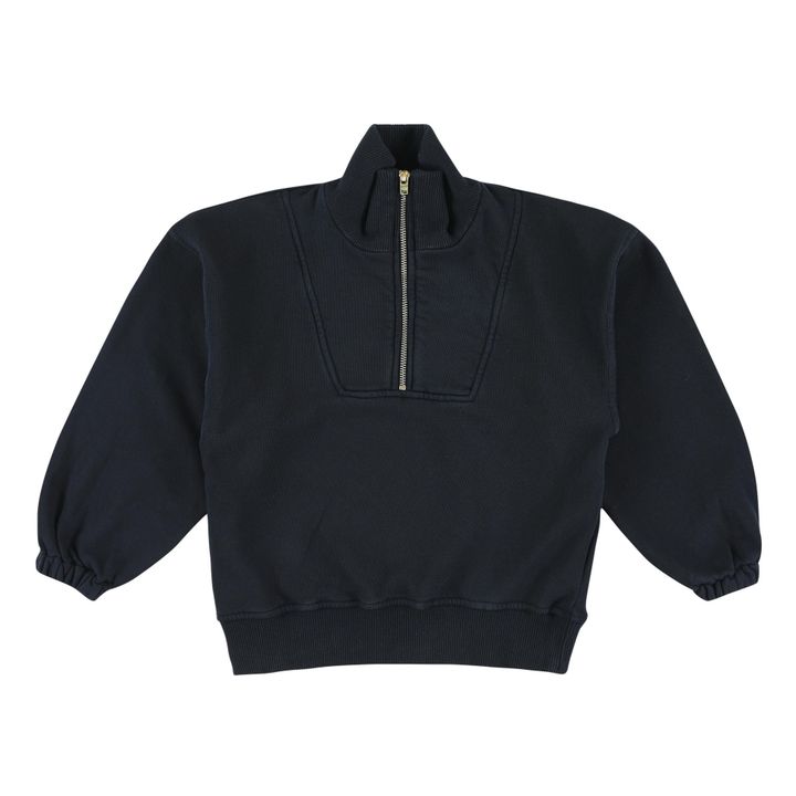 Robot Zip-Neck Jumper | Schwarz- Produktbild Nr. 0