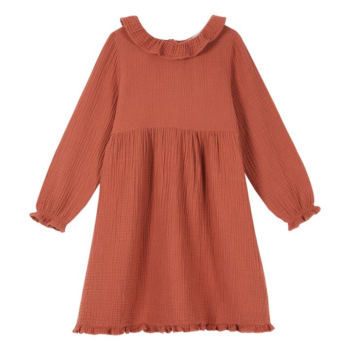 Cotton Muslin Dress Rosa- Imagen del producto n°0