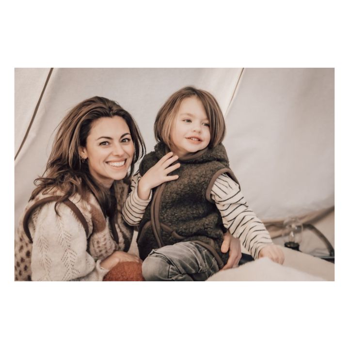 Gilet Sans Manche A Capuche Robby | Marron- Image produit n°1