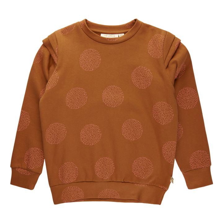 Sudadera Baptiste con detalles en los hombros | Marrón- Imagen del producto n°0