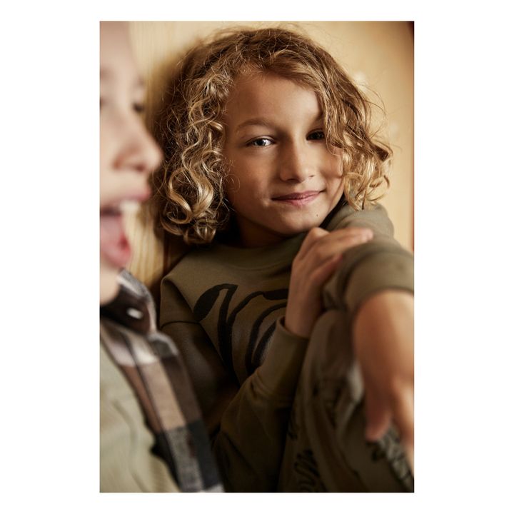 Baptiste Cool Sweatshirt | Verde Kaki- Imagen del producto n°2