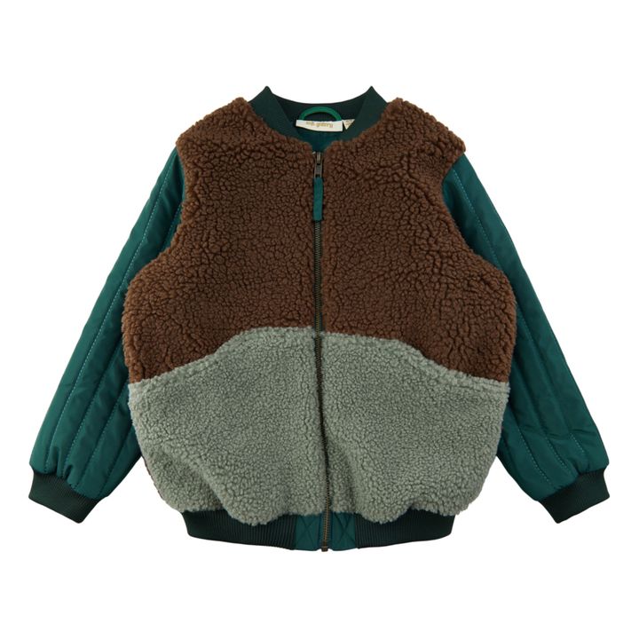 Gabino Faux Fur Jacket | Verde- Imagen del producto n°0