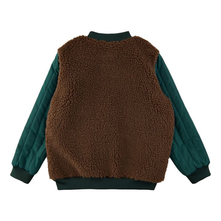 Gabino Faux Fur Jacket | Verde- Imagen del producto n°2