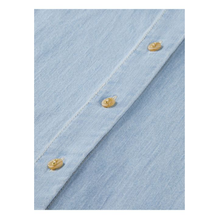 Balloon Sleeve Shirt | Light blue- Product image n°1