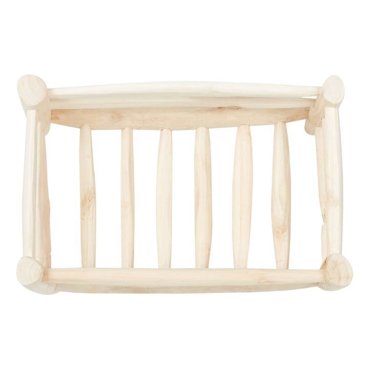 Cesta de madera rectangular 40x25cm- Imagen del producto n°4
