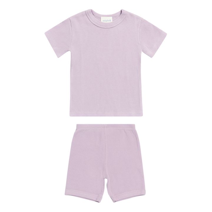 Short Waffle Lavande- Image produit n°0