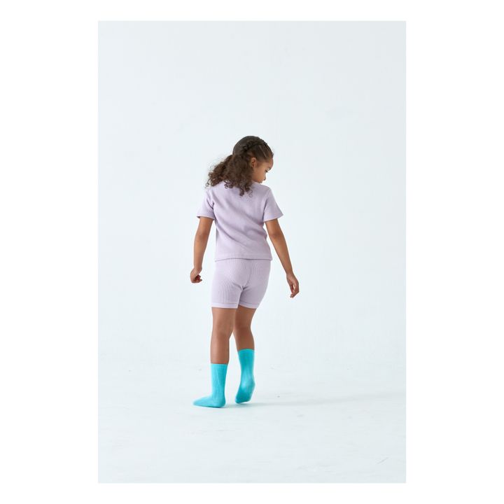 Waffle Shorts Lavendel- Produktbild Nr. 4