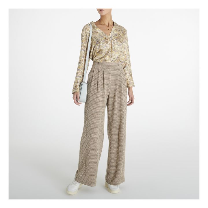 Ambroise Silk Twill Blouse | Crema- Immagine del prodotto n°1