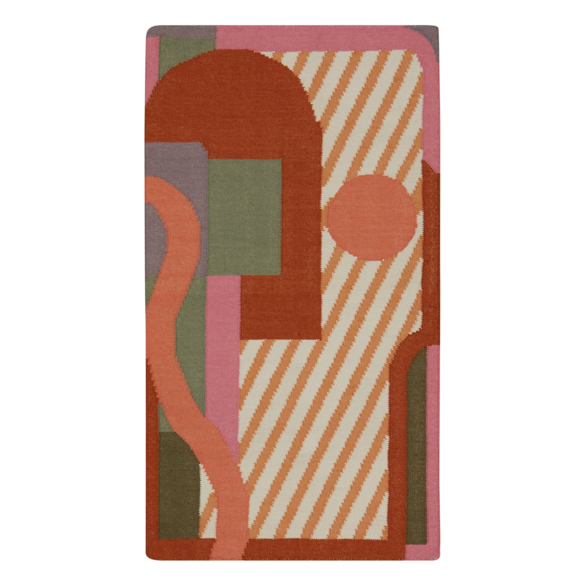 Tapis Carte postale en laine Blush | Blush- Image produit n°0